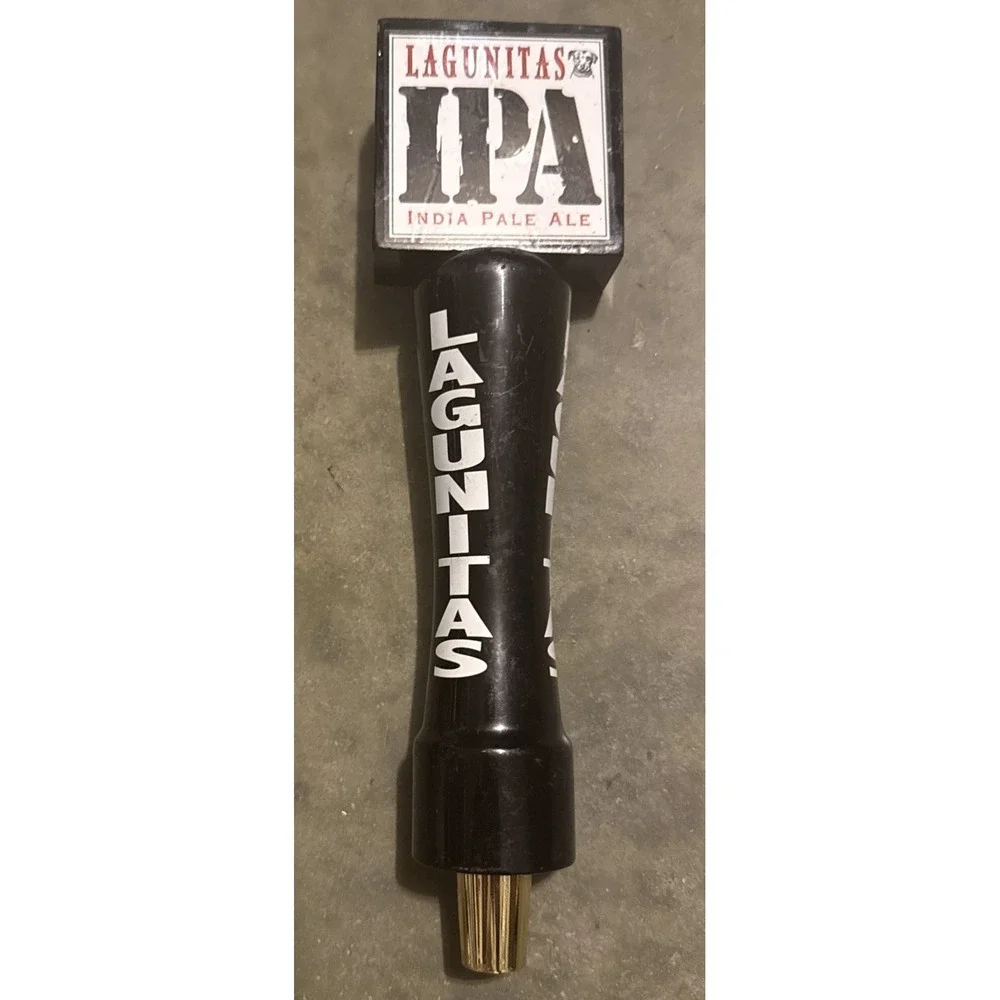 Lagunitas Brewing Company India Pale Ale Black Logo Beer Tap Handle